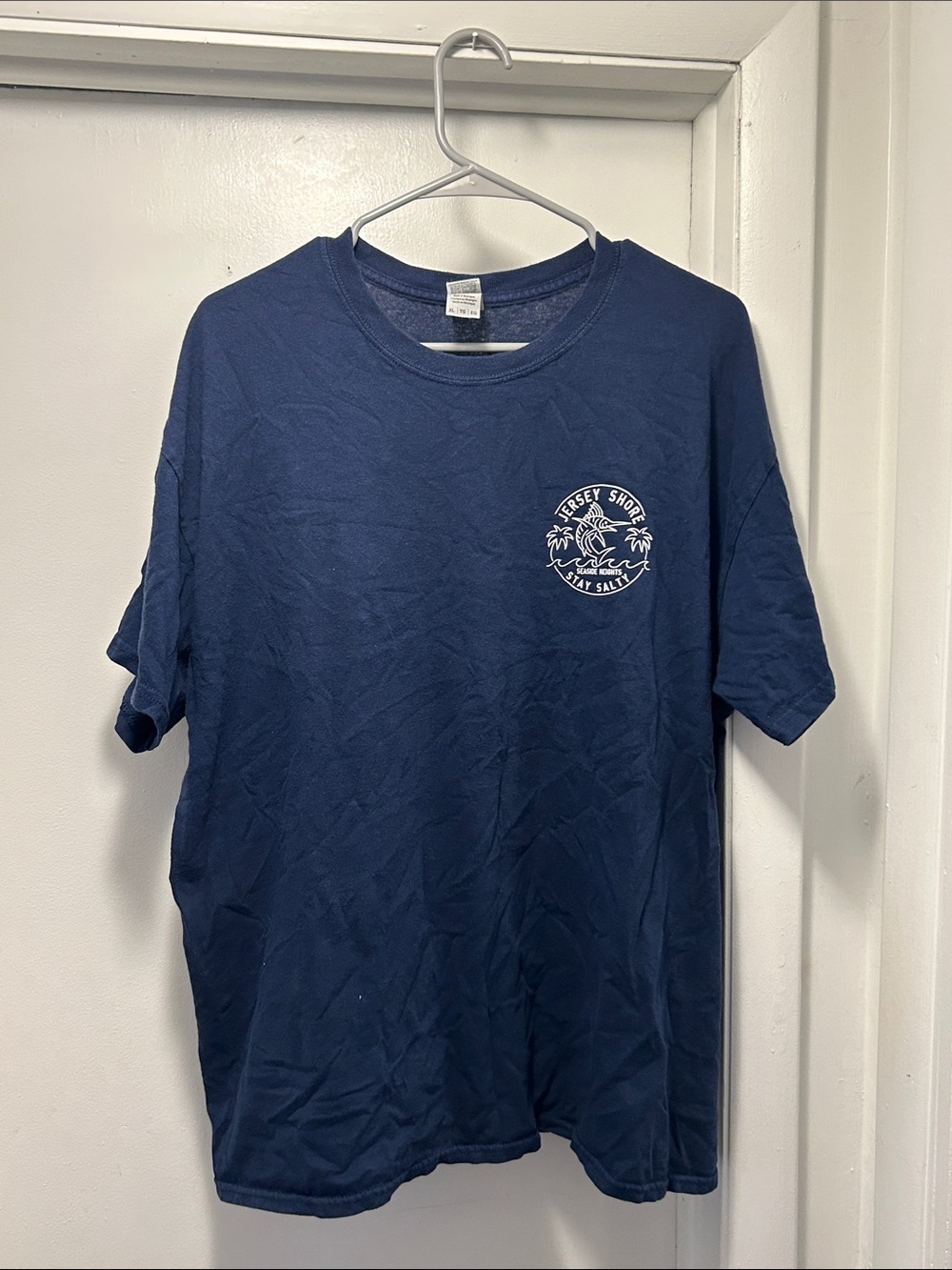 Jersey Shore Navy Graphic Tee Men’s XL